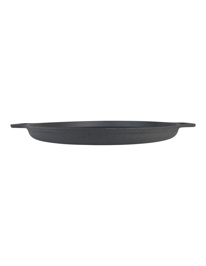Pre Seasoned 35cm Pizza Pan Black