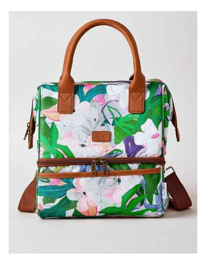 Jungle Funk Double Layer Lunch Bag in Green