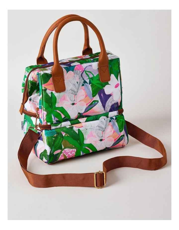 Jungle Funk Double Layer Lunch Bag in Green