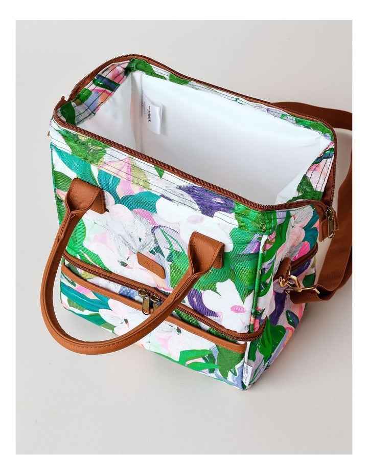 Jungle Funk Double Layer Lunch Bag in Green