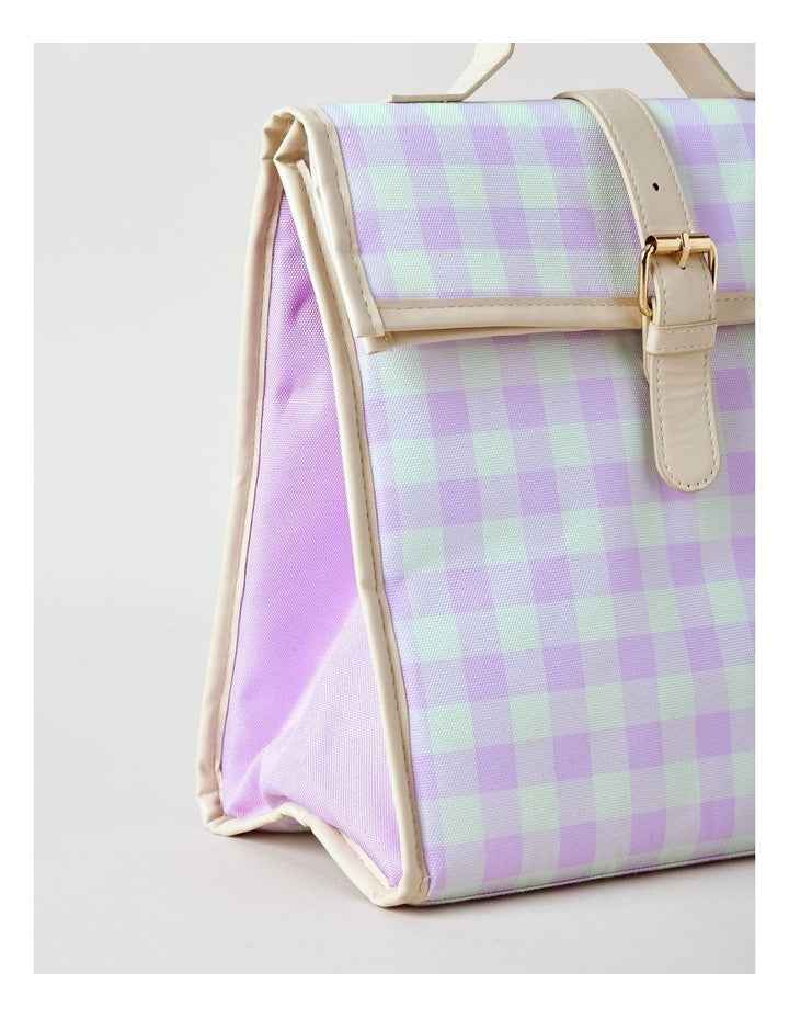 Flap Lunch Bag in Lilac
