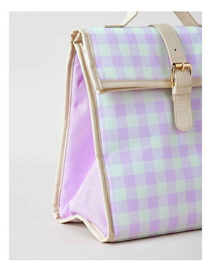 Flap Lunch Bag in Lilac