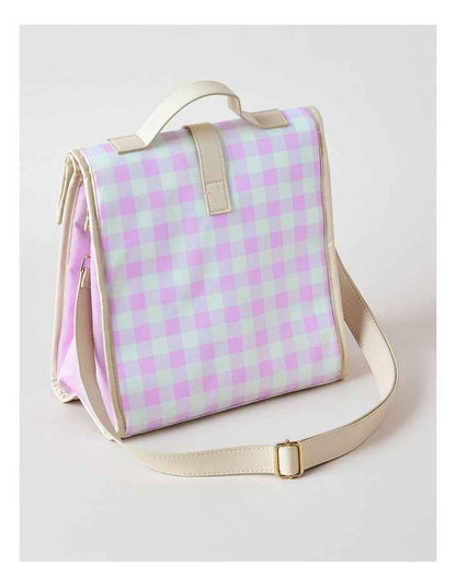 Flap Lunch Bag in Lilac