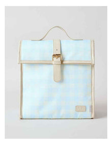 Flap Lunch Bag in Blue