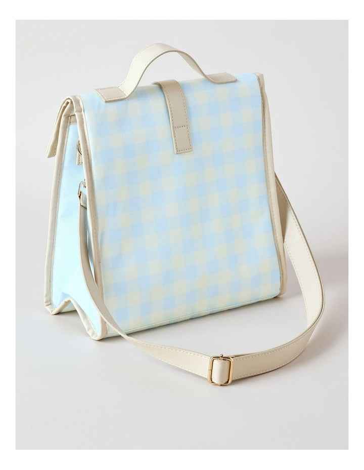 Flap Lunch Bag in Blue