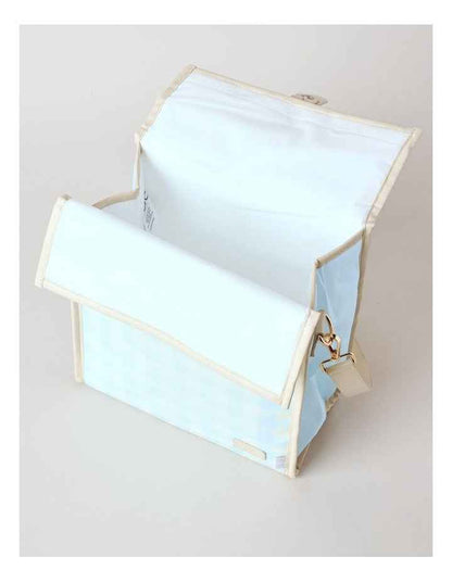 Flap Lunch Bag in Blue