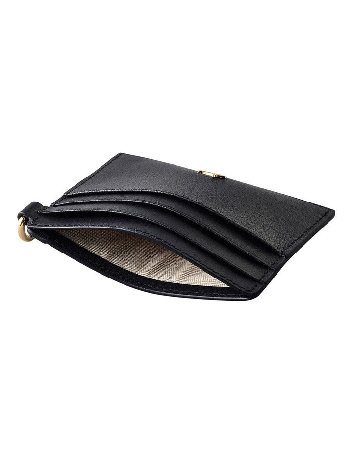 Pockets Small Credit Card Holder in Black
