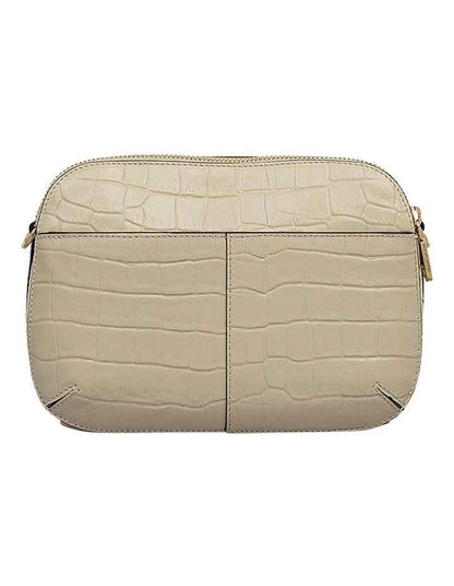 Dukes Place Faux Croc Medium Crossbody Bag in Snow