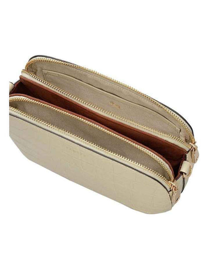 Dukes Place Faux Croc Medium Crossbody Bag in Snow