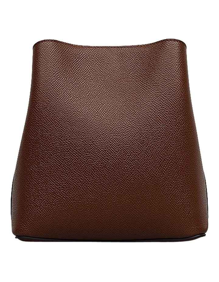 Dukes Place Texture Small Crossbody Bag in Chocolate