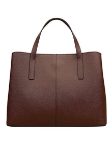 Dukes Place Texture Medium Tote Bag in Chocolate