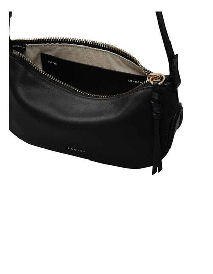 The Iris Small Shoulder Bag in Black