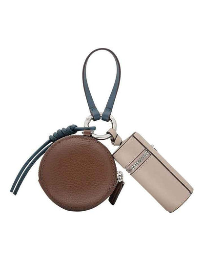 Nicholas Road Small Bag Charm in Chocolate