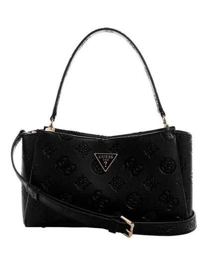Tisha Crossbody Bag in Black Logo