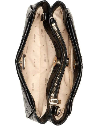 Tisha Crossbody Bag in Black Logo