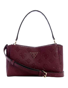 Tisha Crossbody Bag in Wine Logo