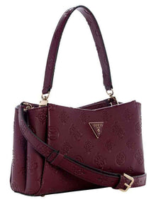 Tisha Crossbody Bag in Wine Logo