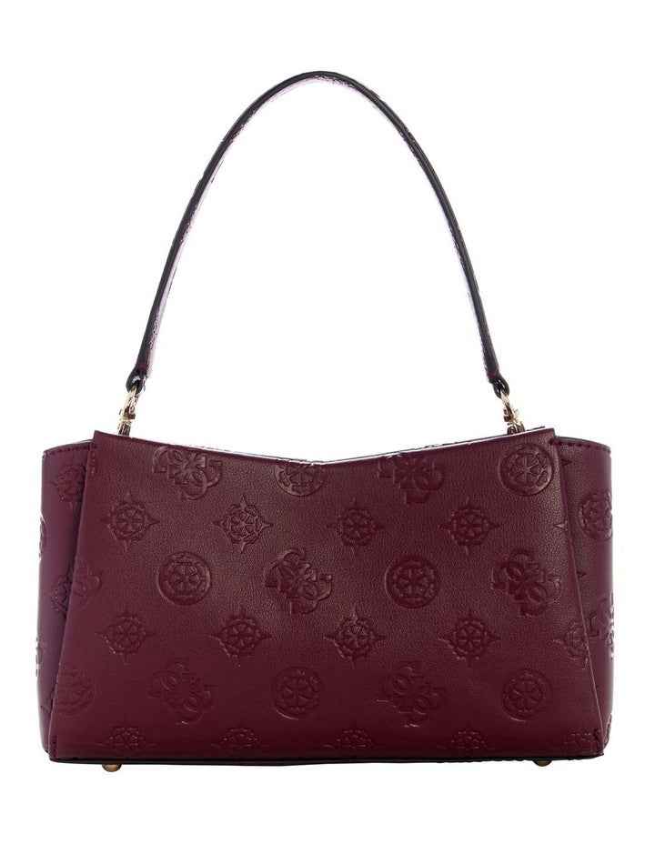 Tisha Crossbody Bag in Wine Logo