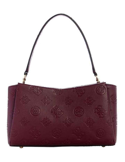 Tisha Crossbody Bag in Wine Logo