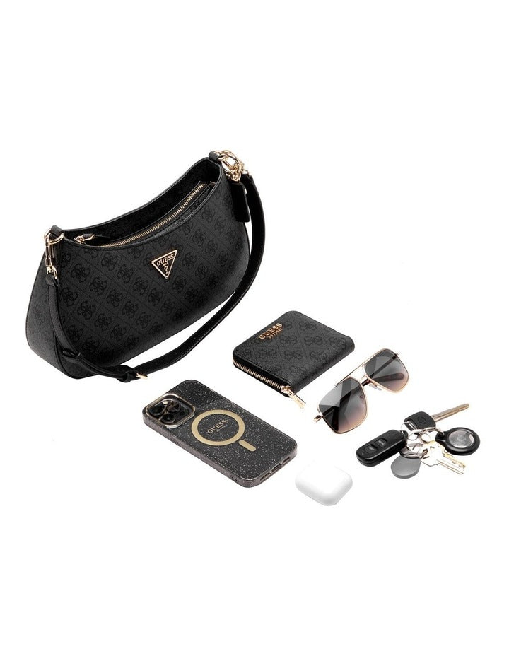 Noelle II Shoulder Bag in Coal Logo