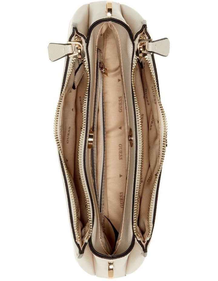 Noelle II 3 Comp Crossbody Bag in Bone