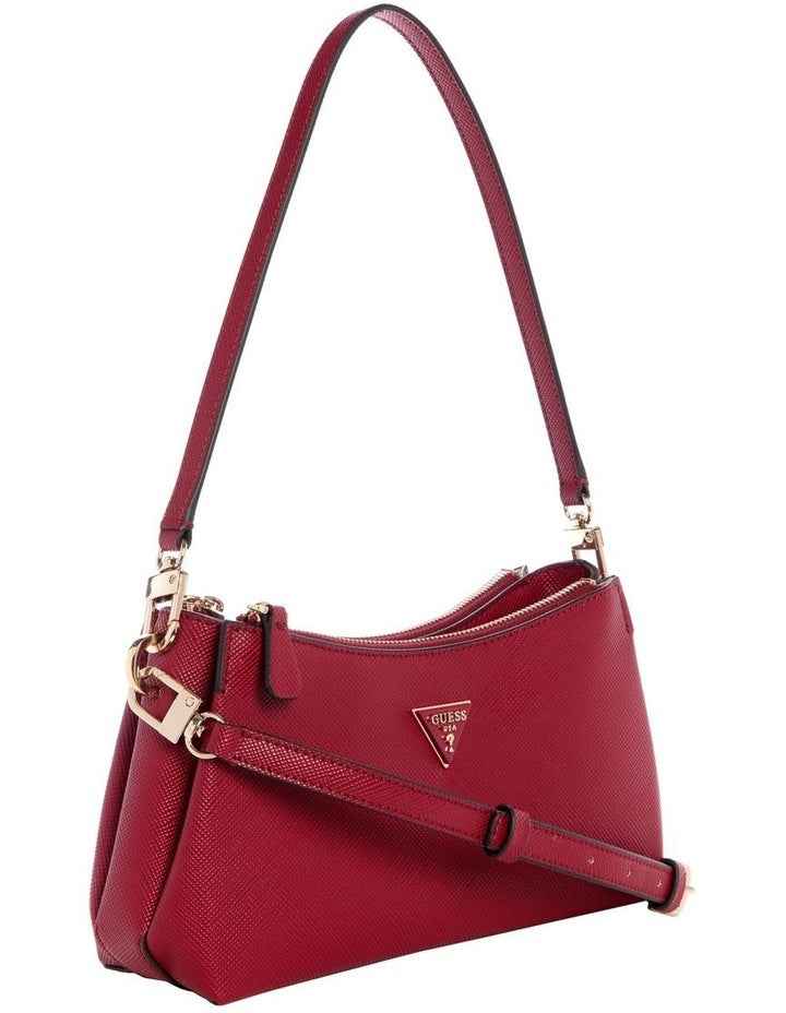 Noelle II 3 Comp Crossbody Bag in Garnet