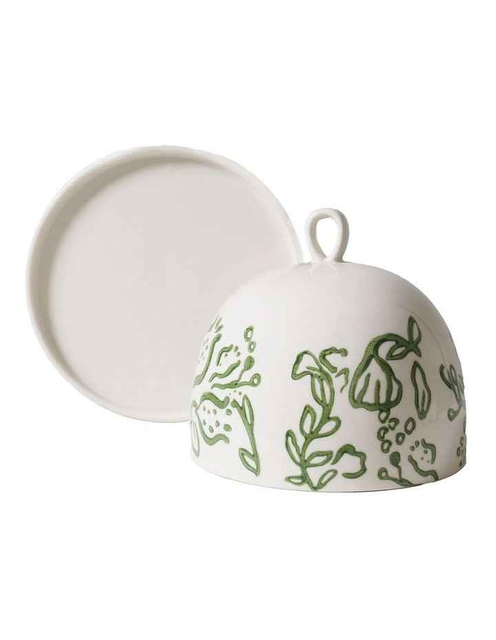 Australian Farmhouse Butter Dish 15 x 13cm in White