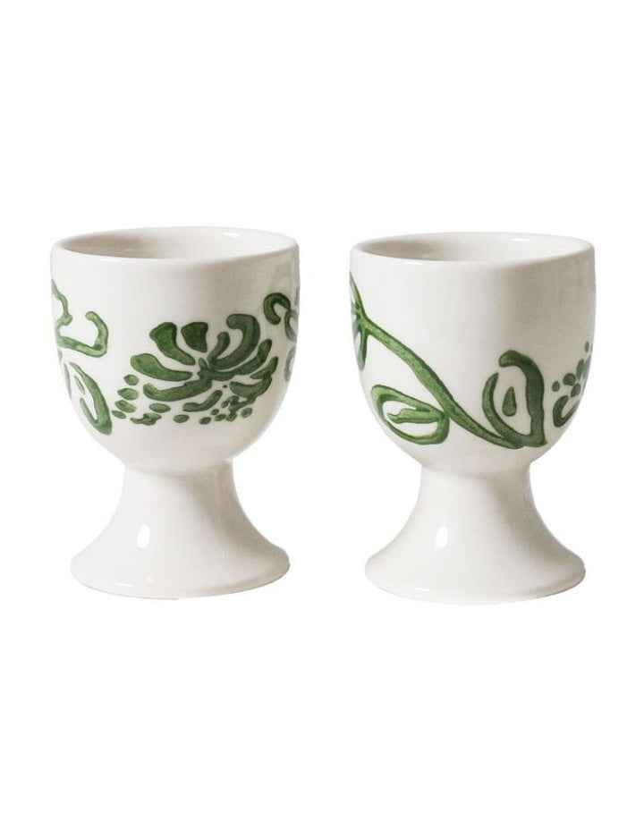 Australian Farmhouse Egg Cup Set Of 2 in White