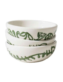 Australian Farmhouse Condiment Bowls Set Of 3 in White