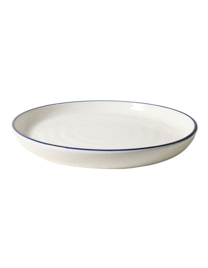 Hampton Dinner Set 12 Pieces in White/Blue
