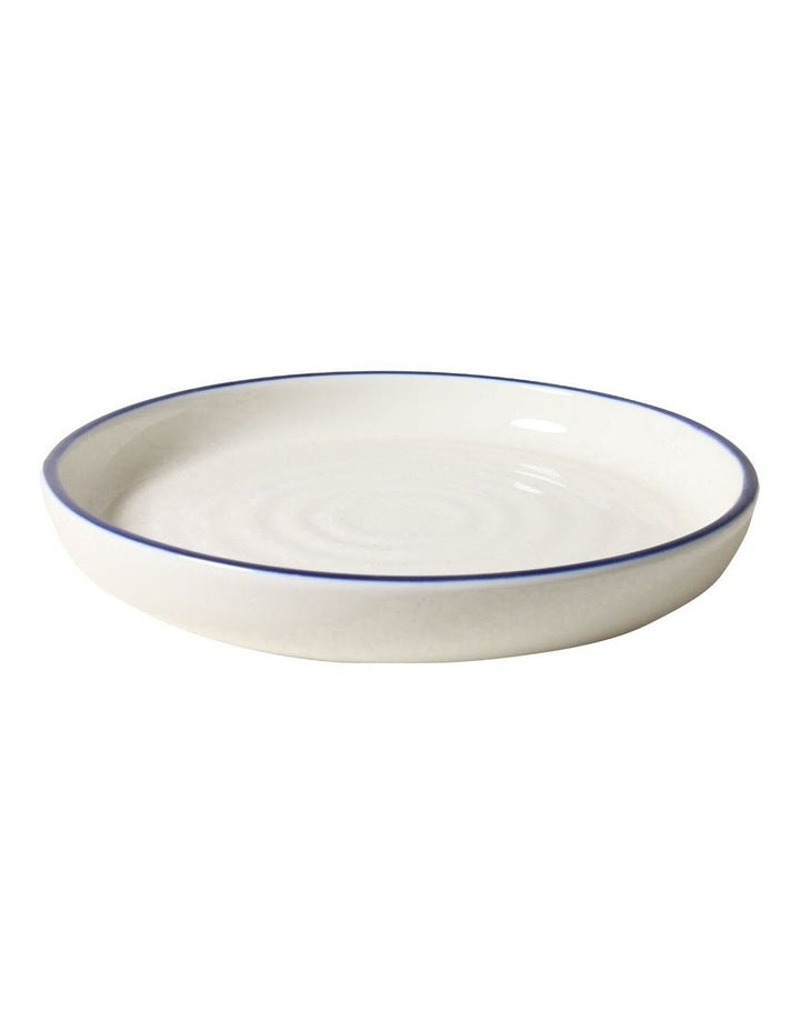 Hampton Dinner Set 12 Pieces in White/Blue
