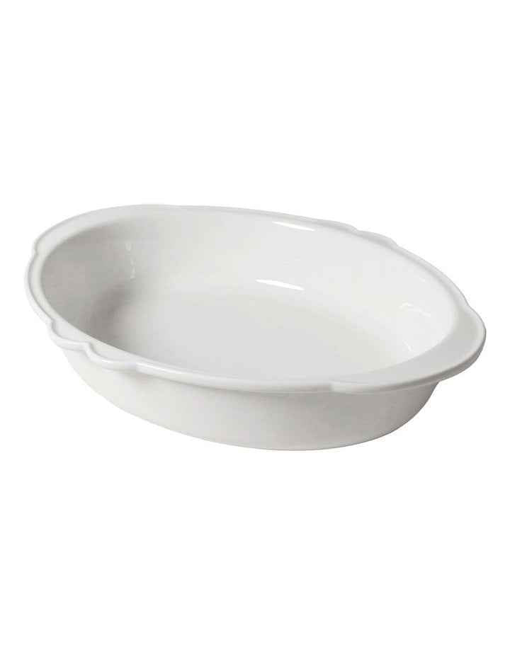Frame Collection Oval Baking Tray in White