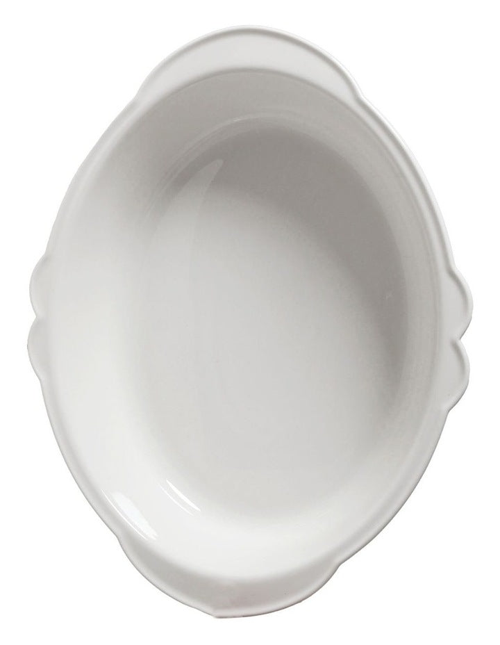 Frame Collection Oval Baking Tray in White