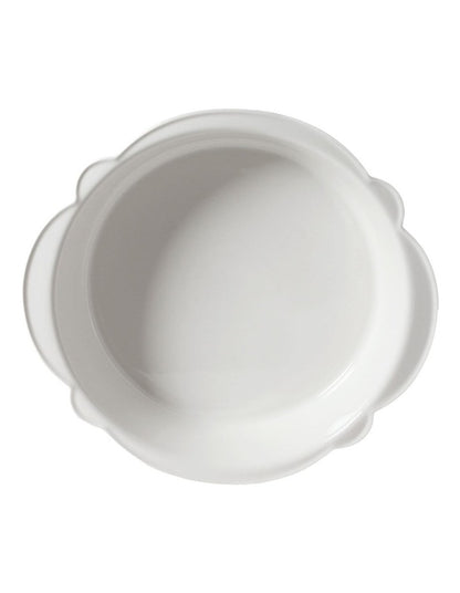 Frame Round Baking Tray 32 x 30 x 7cm in White