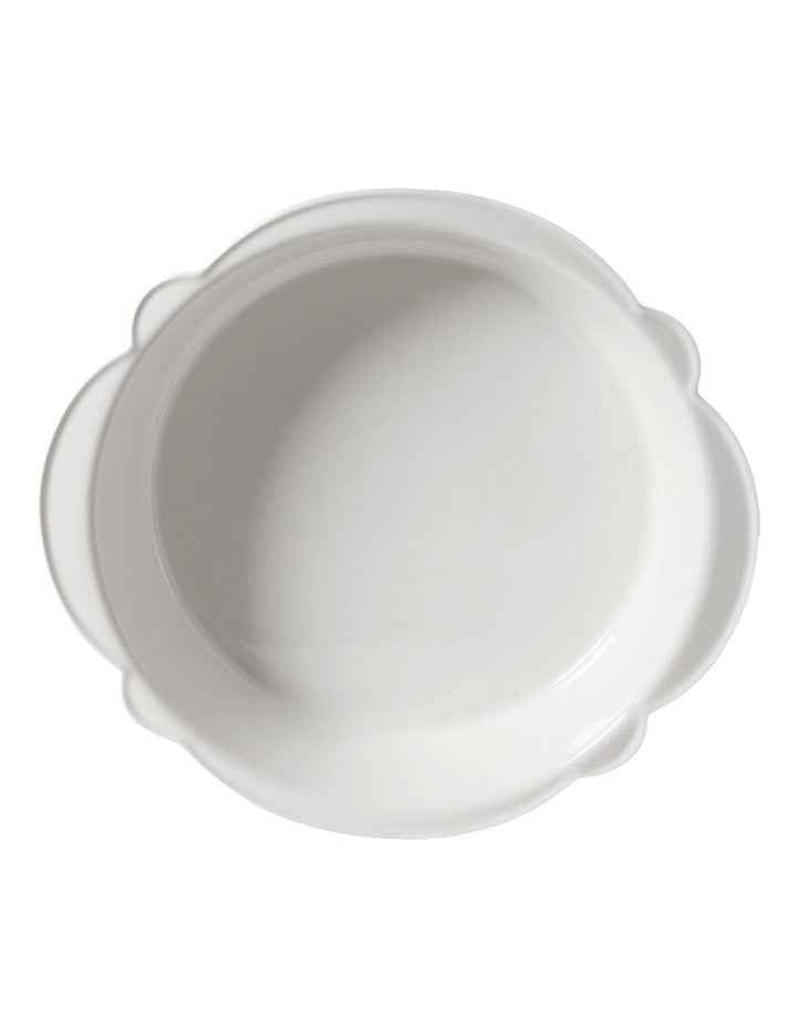 Frame Round Baking Tray 32 x 30 x 7cm in White