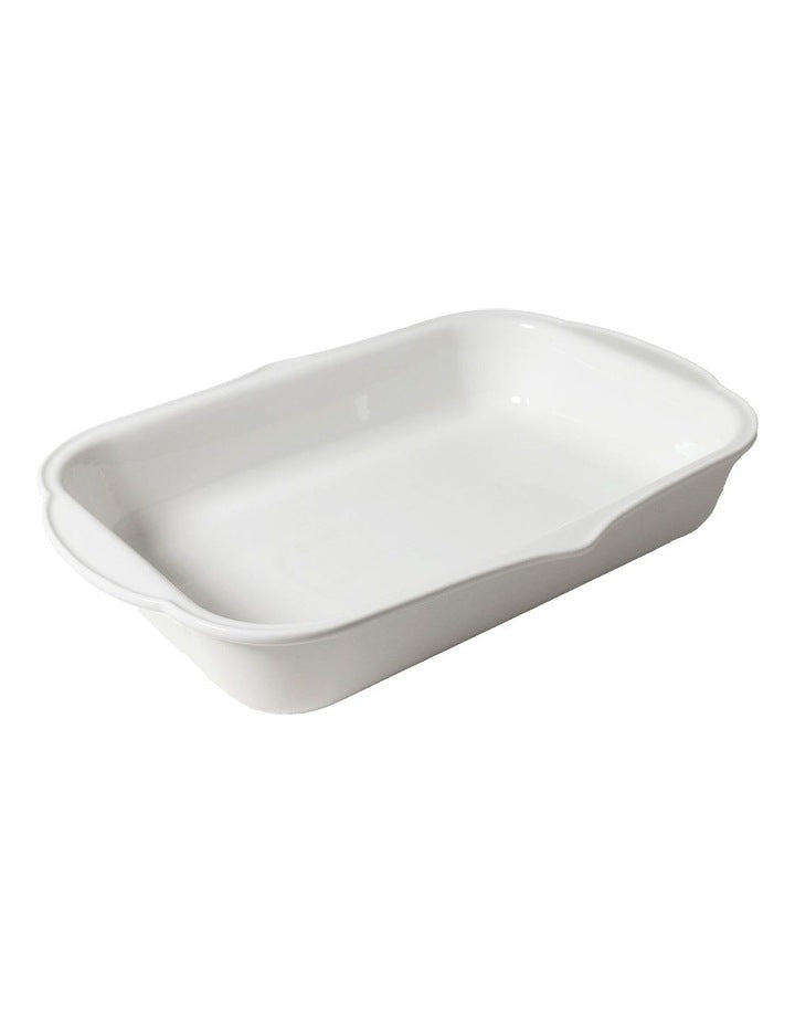 Frame Rectangle Baking Tray 35 x 25.5 x 6.5cm in White