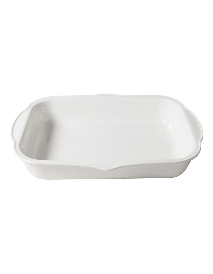 Frame Rectangle Baking Tray 35 x 25.5 x 6.5cm in White