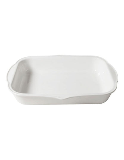 Frame Rectangle Baking Tray 35 x 25.5 x 6.5cm in White