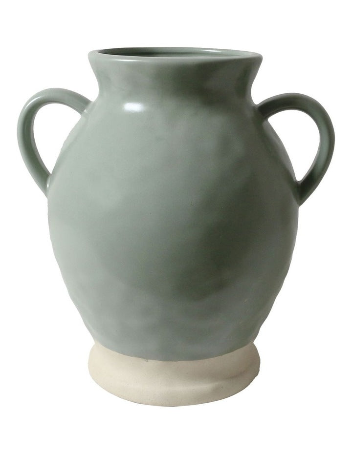 Corfu Decorative Urn 25 x 23 x 18cm in Olive