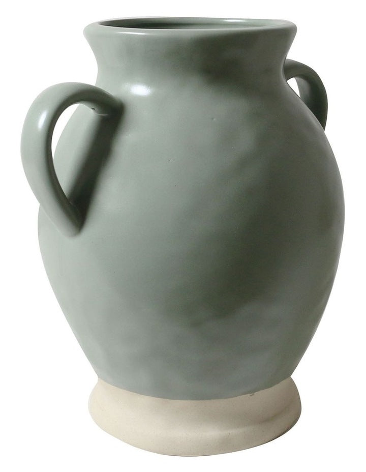 Corfu Decorative Urn 25 x 23 x 18cm in Olive