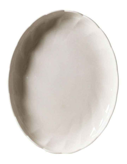 French Bazaar Oval Platter 38.5 x 30 x 4cm in White