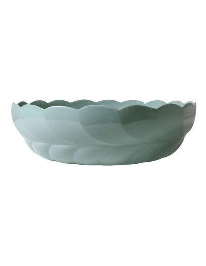French Bazaar Salad Bowl 28 x 8.5cm in Gum Leaf
