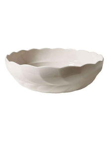 French Bazaar Salad Bowl 28 x 8.5cm in White