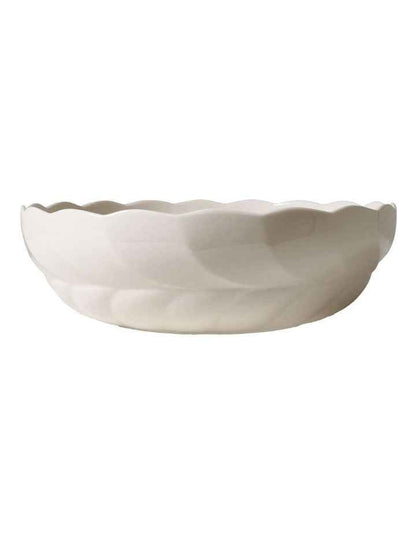 French Bazaar Salad Bowl 28 x 8.5cm in White