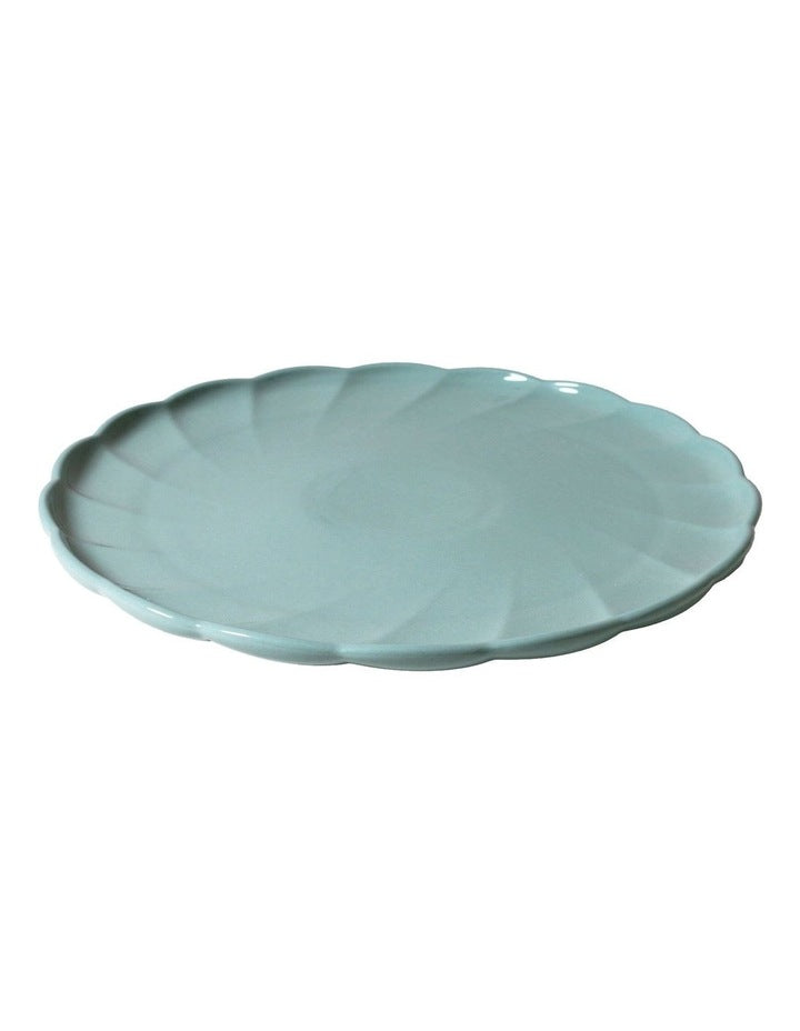 French Bazaar Dinner Plate in Gum Leaf