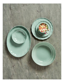 French Bazaar Side Plate in Gum Leaf