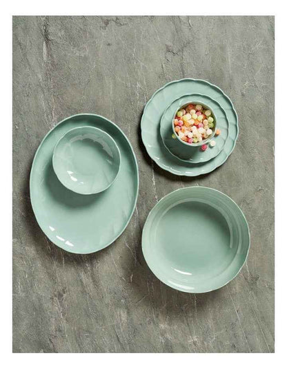 French Bazaar Side Plate in Gum Leaf