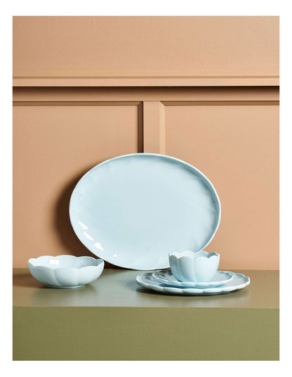 French Bazaar Side Plate in Ice Blue