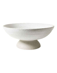 Natural Home Fruit Bowl in White Speckled