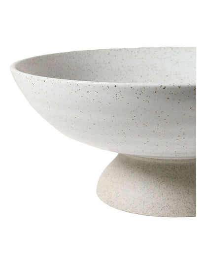 Natural Home Fruit Bowl in White Speckled